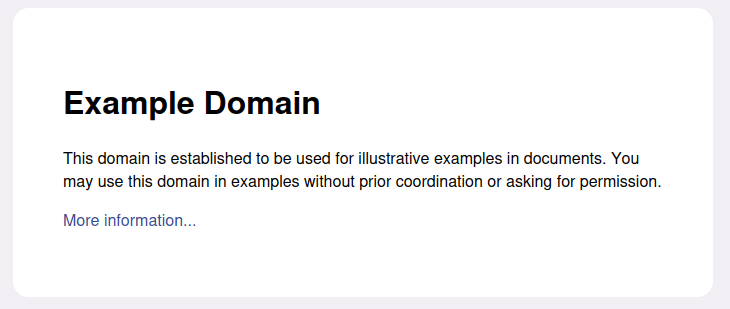 Screenshot of example.com as seen on the Wayback Machine in 2014