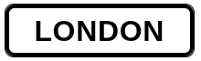 An example of the city boundary sign of London